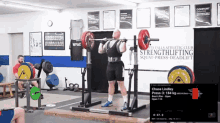 Chase Lindley Starting Strength GIF - Chase Lindley Starting Strength Overhead Press GIFs