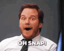 Oh Snap Chris Pratt GIF - Oh Snap Chris Pratt GIFs