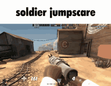 Soldier Tf2 Soldier GIF - Soldier Tf2 Soldier Jumpscare GIFs