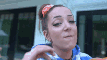 Jenna Marbles Fake Punch GIF - Jenna Marbles Fake Punch Who You Fighting GIFs