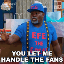 You Let Me Handle The Fans Mr Brown GIF - You Let Me Handle The Fans Mr Brown Assisted Living GIFs