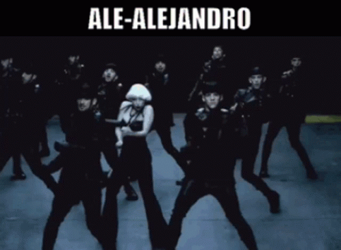 dancers names in lady gaga alejandro video