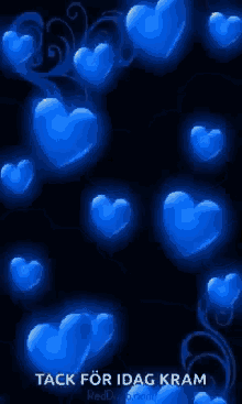Hearts Falling GIF - Hearts Falling Blue GIFs