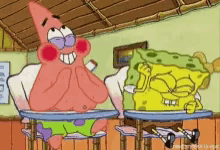 spongebob patrick laugh laughing cracking up