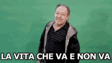 Vasco Rossi La Vita Che Va E Non Va Cantante GIF - Vasco Rossi Life Goes On Italian Singer GIFs