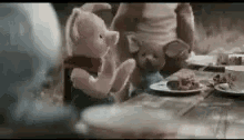 Winnie The Pooh Piget GIF - Winnie The Pooh Piget Lunch GIFs