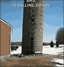 building falling