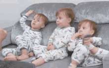 Quero Trigêmeos / Amor Em Triplo / Bebês GIF - Triplets Siblings Redhead GIFs