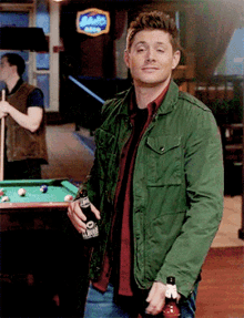 Dean Winchester Beer GIF - Dean Winchester Beer Lets Drink GIFs