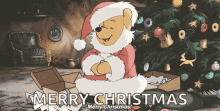 Winnie The Pooh Merry Christmas GIF - Winnie The Pooh Pooh Merry Christmas GIFs