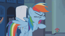 dashie mlp dash wing finger flicking you off talk to the wing