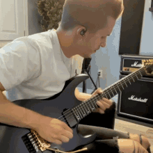 Playing Riffs Cole Rolland GIF - Playing Riffs Cole Rolland Playing Electric Guitar GIFs