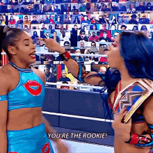 Sasha Banks Youre The Rookie GIF - Sasha Banks Youre The Rookie You Are The Rookie GIFs