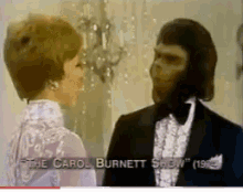 Roddy Mcdowall Talking To Ape GIF - Roddy Mcdowall Talking To Ape Carol Burnett GIFs