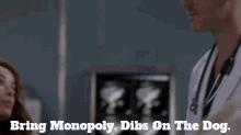 Greys Anatomy Megan Hunt GIF - Greys Anatomy Megan Hunt Bring Monopoly GIFs