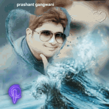 prashant gangwani heart smile sunglasses shades on