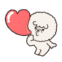 Pit-a-pat Heart Sticker - Pit-a-pat Heart Big Love Stickers