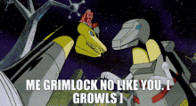 Transformers Grimlock GIF - Transformers Grimlock Me Grimlock No Like You GIFs