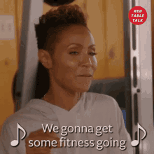 Jada Pinkett Dancing GIF - Jada Pinkett Dancing We Gotta Get Some Fitness Going GIFs