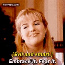 (evil and smartt)embrace it. fear it. shelley fabares face person human