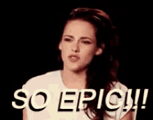 Kristen Stewart  So Epic GIF - Kristen Stewart Epic So Epic GIFs
