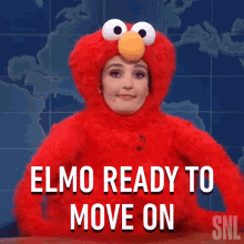 Elmo Ready To Move On Elmo GIF - Elmo Ready To Move On Elmo Saturday Night Live GIFs