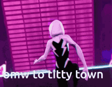 Spider Gwen Tt Town GIF - Spider Gwen Tt Town GIFs