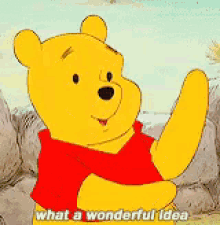 What A Wonderful Idea! - Winnie The Pooh GIF - Wonderful Winnie The Pooh Pooh Bear GIFs