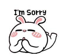 Sorry Hase Sticker - Sorry Hase Stickers