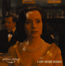 staring margaret campbell claire foy a very british scandal serious face