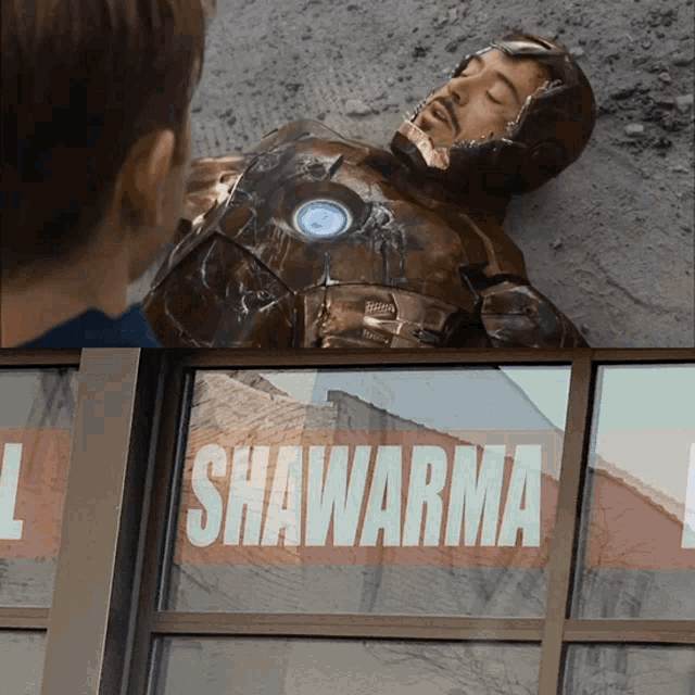 The Avengers: Iron Man suggests Chris Evans' Captain America to eat shwarma