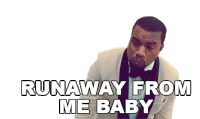 Runaway From Me Baby Kanye West Sticker - Runaway From Me Baby Kanye West Runaway Song Stickers