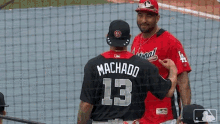 Machado Hug GIF - Machado Hug Dodgers GIFs