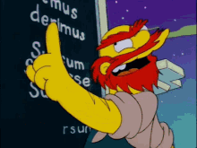 the simpsons groundskeeper willy martin prince dead tongue nightmare