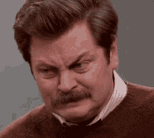 ron swanson no nick offerman parks and recreation no way