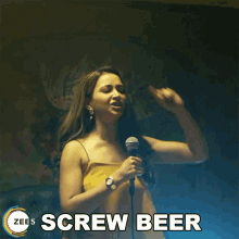 Screw Beer Shweta Basu Prasad GIF - Screw Beer Shweta Basu Prasad Zoya Batra GIFs