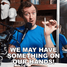 We May Have Something On Our Hands Peter Deligdisch GIF - We May Have Something On Our Hands Peter Deligdisch Peter Draws GIFs