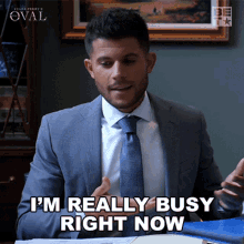 Im Really Busy Right Now Allan GIF - Im Really Busy Right Now Allan The Oval GIFs