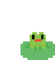 Frog Pixel Sticker - Frog Pixel Cute Frog Stickers