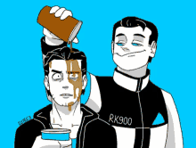 Detroit Become Human Reed900 GIF - Detroit Become Human Reed900 Pour Juice GIFs