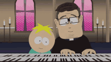 Playing The Organ Father Maxi GIF - Playing The Organ Father Maxi Butters Stotch GIFs