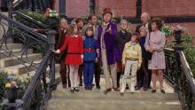 Dancing Willy Wonka And The Chocolate Factory GIF - Dancing Willy Wonka And The Chocolate Factory Walking Down The Stairs GIFs