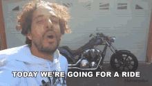 Today Were Going For A Ride Motorcyclist GIF - Today Were Going For A Ride Motorcyclist Motorcyclist Magazine GIFs
