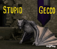 Stupid Gecco Dragon GIF - Stupid Gecco Dragon Gotc GIFs