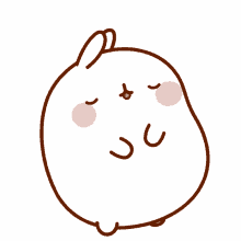 shocked molang one eyed oh my god worried