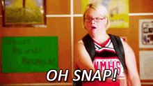 Oh Snap GIF - Glee Lauren Potter Oh Snap GIFs