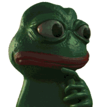 pepe kek smirk thinking smile