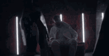 sitting waiting neon lights guy club sitting waiting neon lights guy club