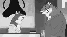 Tiger Wolf GIF - Tiger Wolf I Like You Too GIFs