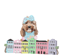 Cute Doggo Dog Fashion Sticker - Cute Doggo Dog Fashion Charleston Stickers